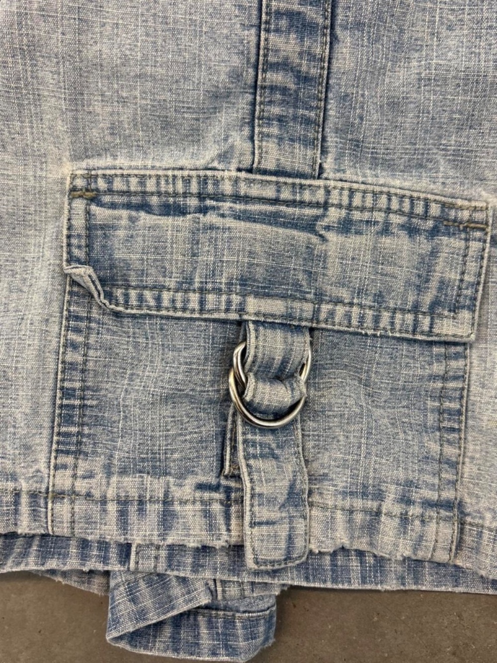 Y2K Riveted Cargo Short - Picture 2 of 3